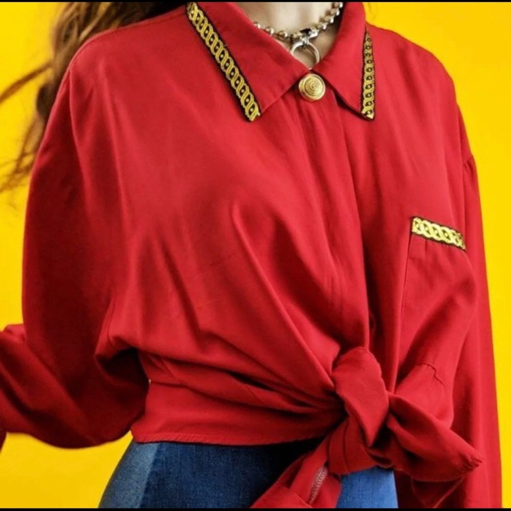 Vintage 80s Blouse